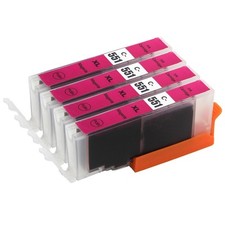 4 cartucce inchiostro stampante magenta per Canon PIXMA iP8750, MG5600, MG6600, MG7550