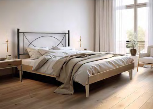 Letto ferro battuto laguna - ferro,