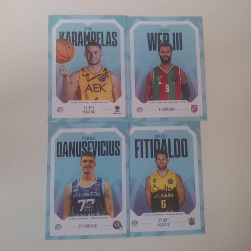 Cromos champions hoops - cromos,