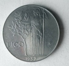 1957 ITALIA 100 LIRE - Moneta