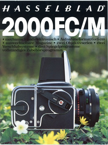 Brochure fotocamera hasselblad - fotocamera,