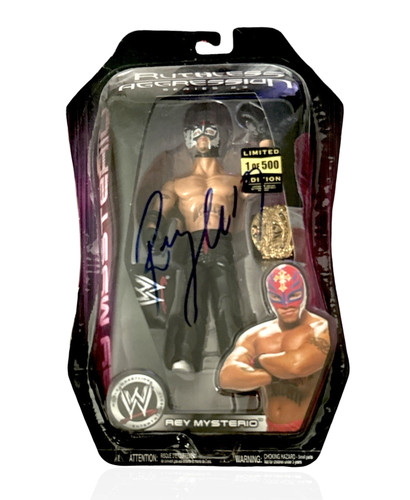 Wwe rey mysterio firmato - mysterio,
