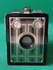 MACCHINA FOTOGRAFICA BOX KODAK SIX-20 BROWNIE JUNIOR FOTOCAMERA VINTAGE. CU70