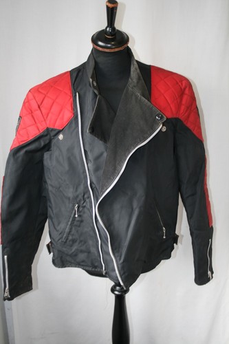 Giacca moto nylon vintage anni