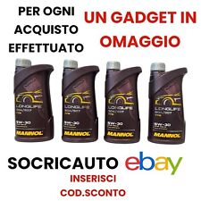4 Litri Olio Motore Mannol  5w30 Longlife Acea C3 VW 504/507  Porsche C30