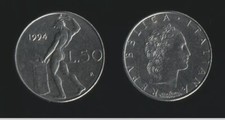 ITALIA REPUBBLICA Moneta DA 50
