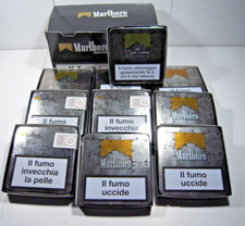 MARLBORO LIMITED EDITION 10 BOX METALLO E SCATOLA CARTONE COMPLETI  rarità