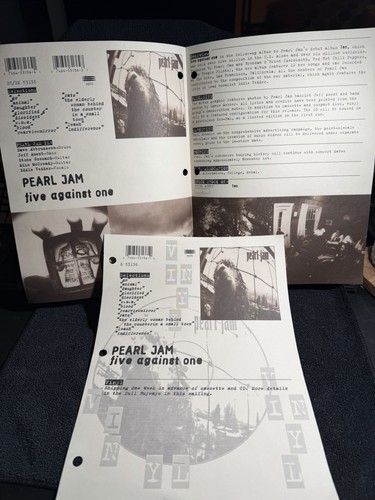 Pearl jam five against one - "five, one"