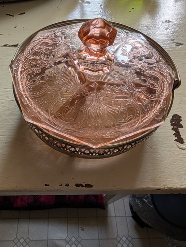 Piatto caramelle rosa ferro - , di