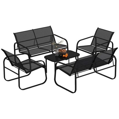 Outsunny set giardino con 2 - giardino,