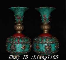 Coppia vaso bottiglia 12''