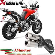 Akrapovic Ducati Multistrada 1200 Enduro 2018 Terminale Di Scarico Moto Titanio