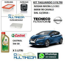 KIT TAGLIANDO 3 FILTRI OLIO