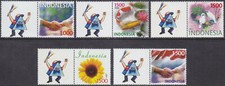 Francobolli di auguri Indonesia - Emissione Indonesia 2003 (2358-2362)