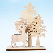 Decorazioni Cervo in Legno