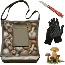 Borsa Funghi Rete Con Coltello