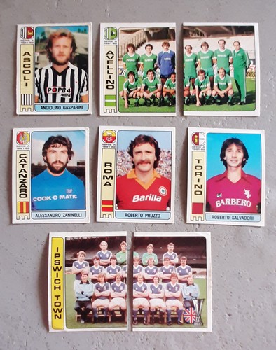 Lotto figurine panini - lotto, 8
