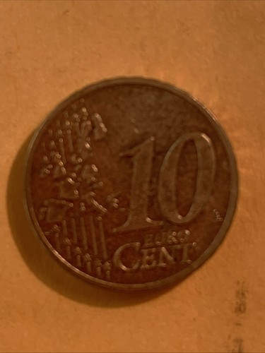 Moneta euro centesimi - moneta, 10