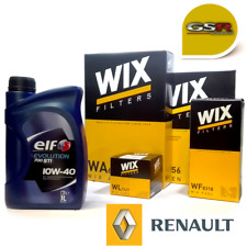 KIT TAGLIANDO RENAULT CLIO 3 III 1.2 1.4 BENZINA FILTRI 4l OLIO ELF 10W40 700STI