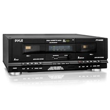 	PyleUsa Dual Cassette Deck |
