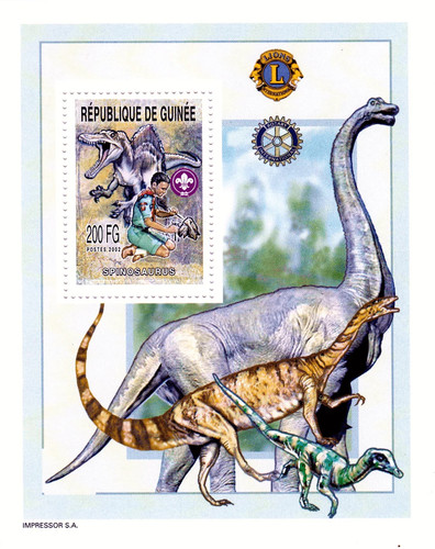 Guinea 2002 timbri perf boy - perf.,