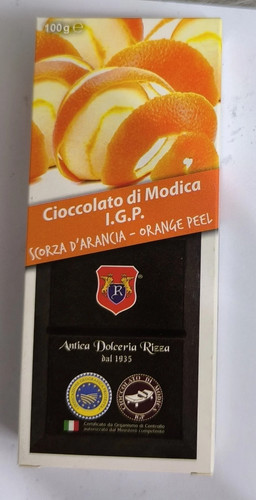 Cioccolato modica scorze - cioccolato, d'