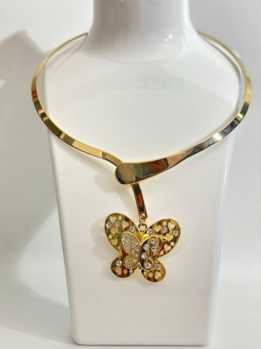 Collana girocollo rigida tono