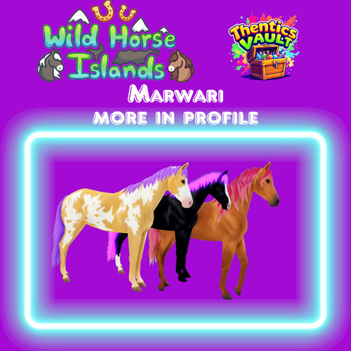 Wild horse islands - wild, marwari