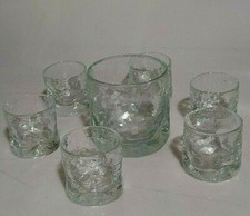 set 6 bicchieri+portaghiaccio