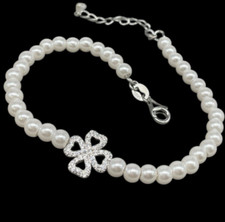 Bracciale perle bianche - perle,