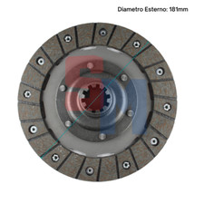 DISCO FRIZIONE ad. MOTOCOLTIVATORE PASQUALI DIAMETRO 181mm DENTI 10 29X23mm