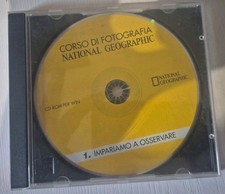 IMPARIAMO a osservare pc cdrom corso di FOTOGRAFIA national geographic vintage