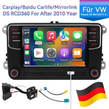 Stereo Carplay Bluetooth DS RCD360 187B autoradio per VW Golf Passat CC tedesco DE
