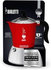 Bialetti Caffettiera Fiammetta Induction Rossa 2 Tazze