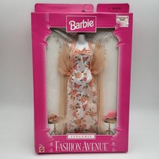 Abito da notte vintage 1997 Mattel Barbie Fashion Avenue Lingerie Peach #18092