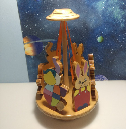 Giostra legno merry - giostra,