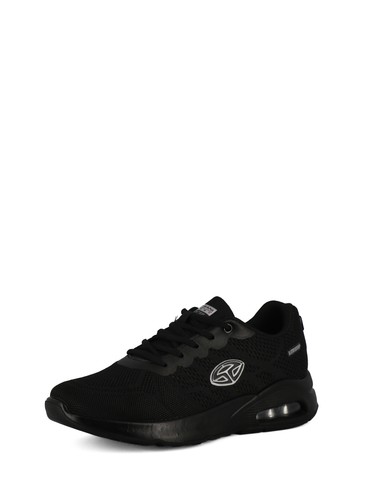 Sneakers stringate uomo nero