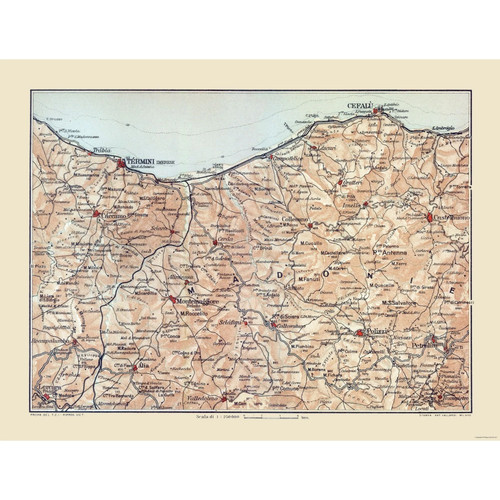 Mappa storica madonie - mappa,