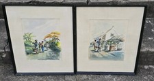 Coppia arte isola vintage