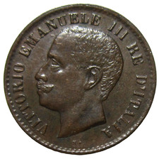 ITALIA. 1 CENTESIMO 1908. VITTORIO EMANUELE III.
