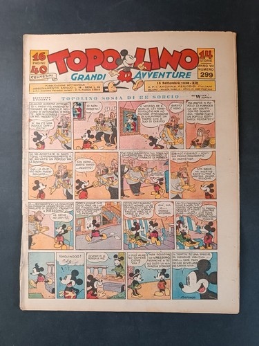 Fumetto topolino grandi - topolino,