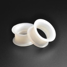 Perla Bianca Silicone Doppia