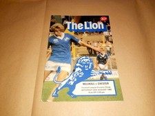 MILLWALL vs Chester ( Agosto 1980 ) Programma calcio vintage 