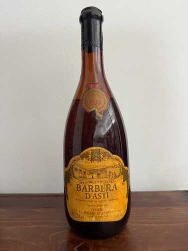 Barbera asti annata 1978 - d’asti,