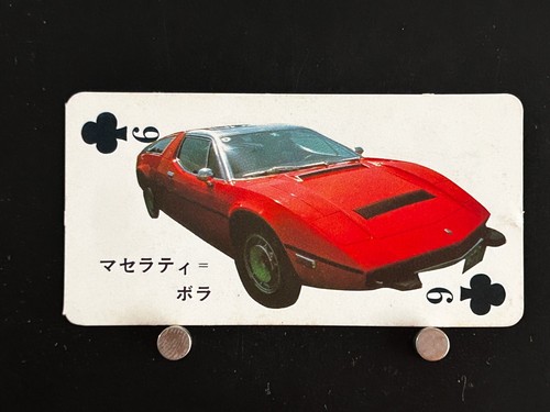 Carta gioco maserati bora - gioco,
