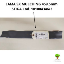 LAMA SX MULCHING 459.5mm 181004346/3 RICAMBIO ORIGINAL STIGA TOSAERBA TRATTORINI