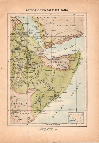 Africa orientale italiana - africa,