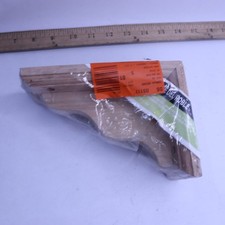 Staffa per scaffalatura fai da te 2 vie levigata non rifinita rovere rosso 3 x 7 x 5 850674