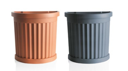 Vaso fioriera roma muro - vaso, a