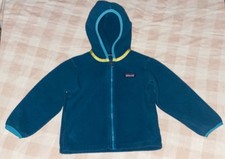 Giacca Cardigan Patagonia Baby Synchilla Taglia 3T Blu